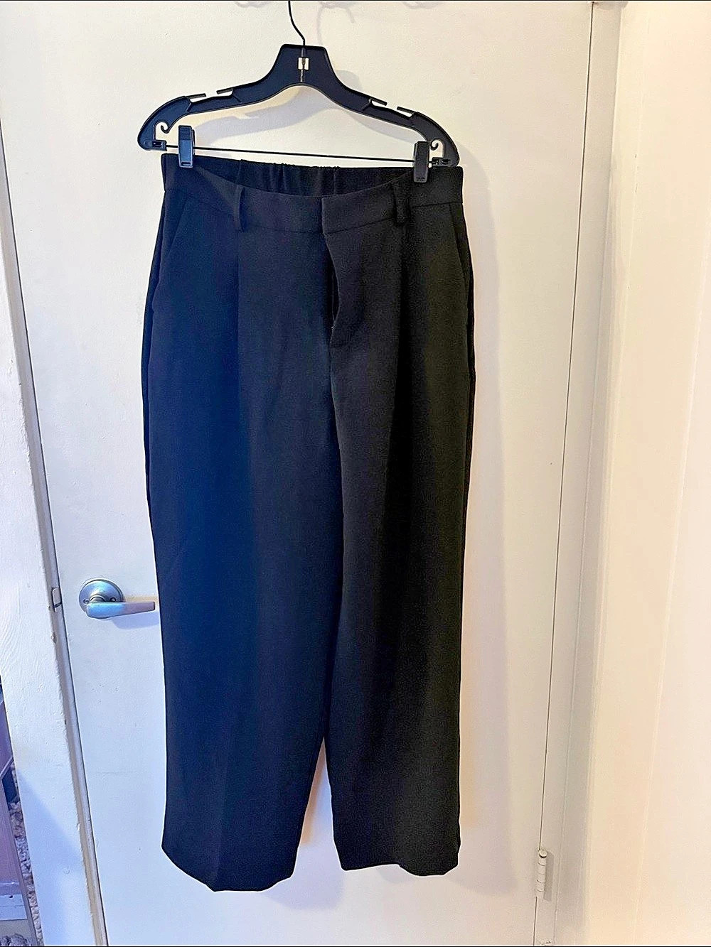 a new day Straight Leg Pants in Black Size 12 Like New